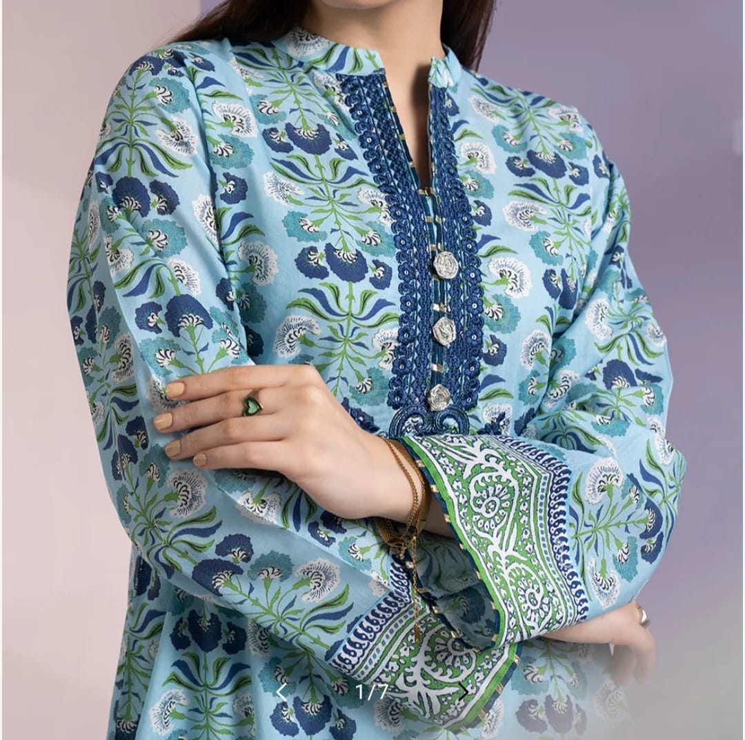 Zellbury Embrioded lawn Kurta