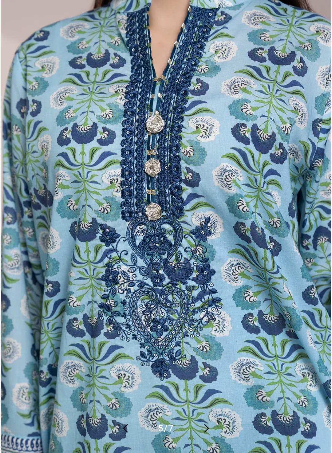Zellbury Embrioded lawn Kurta