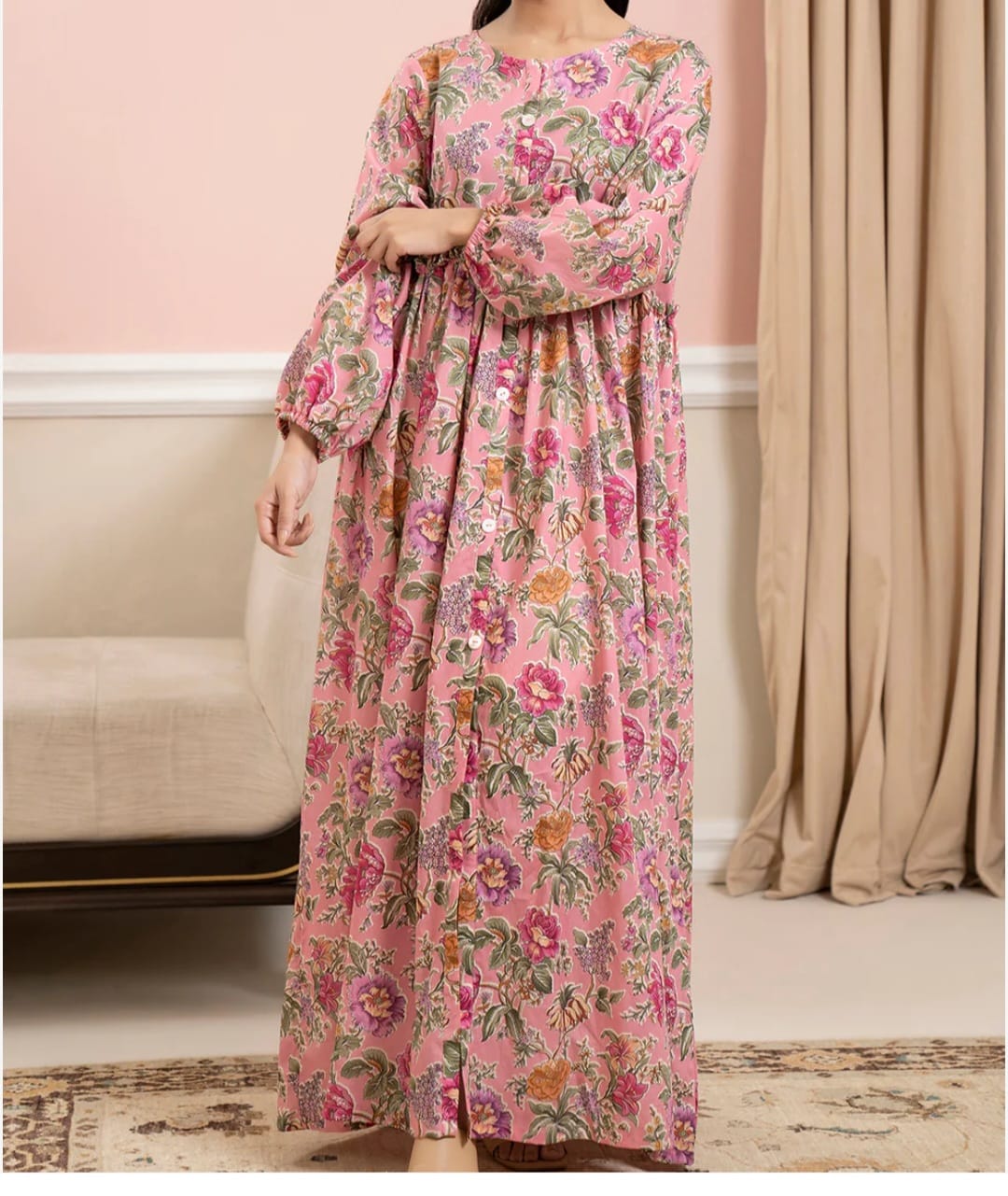 Zellbury Lawn Pink Tunic