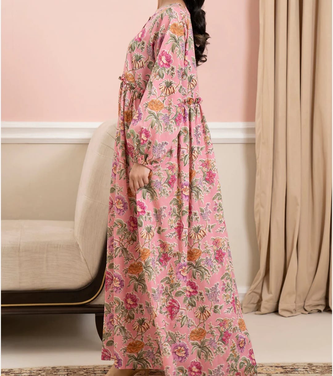 Zellbury Lawn Pink Tunic