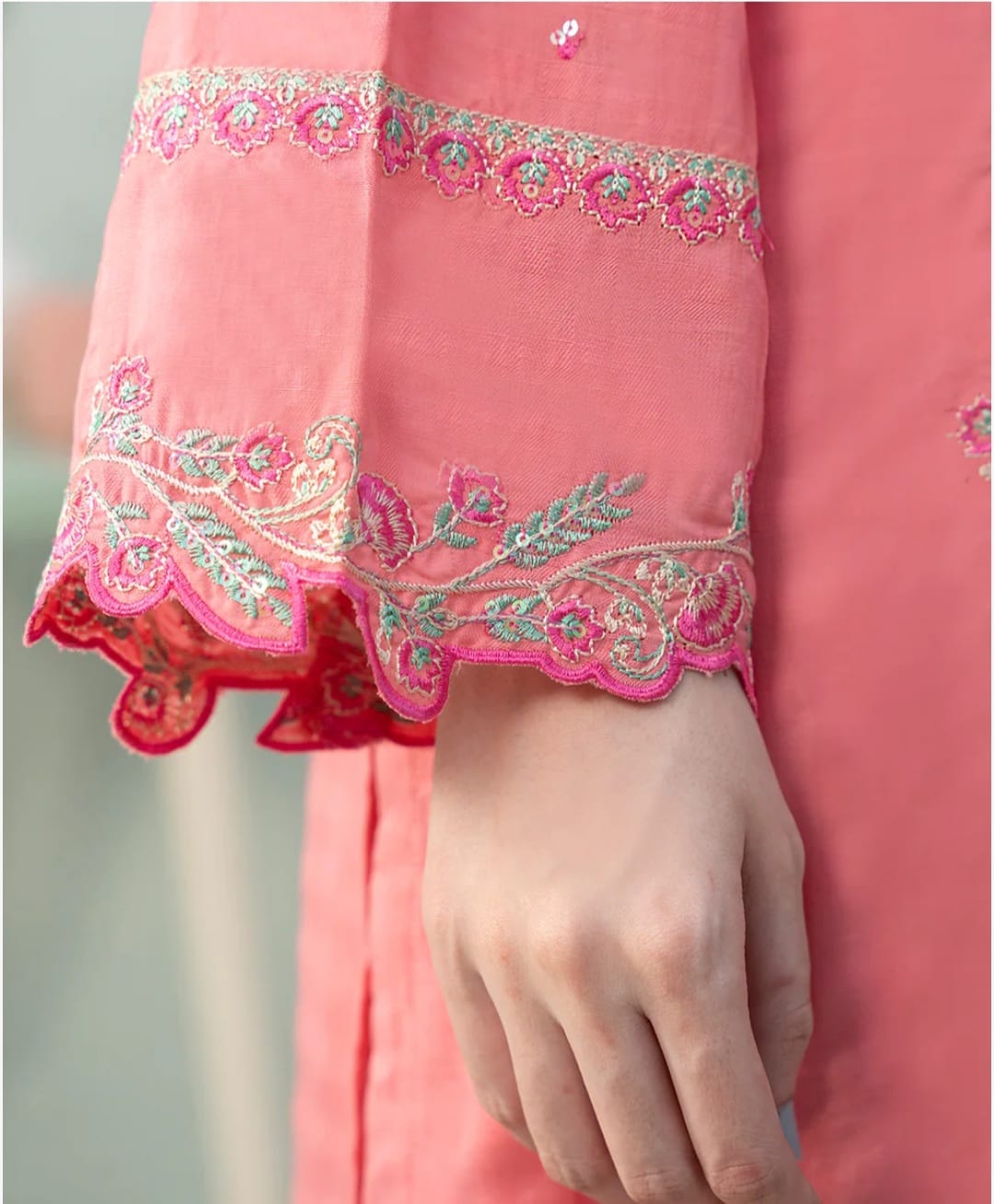 Zellbury Embrioded Lawn kurta