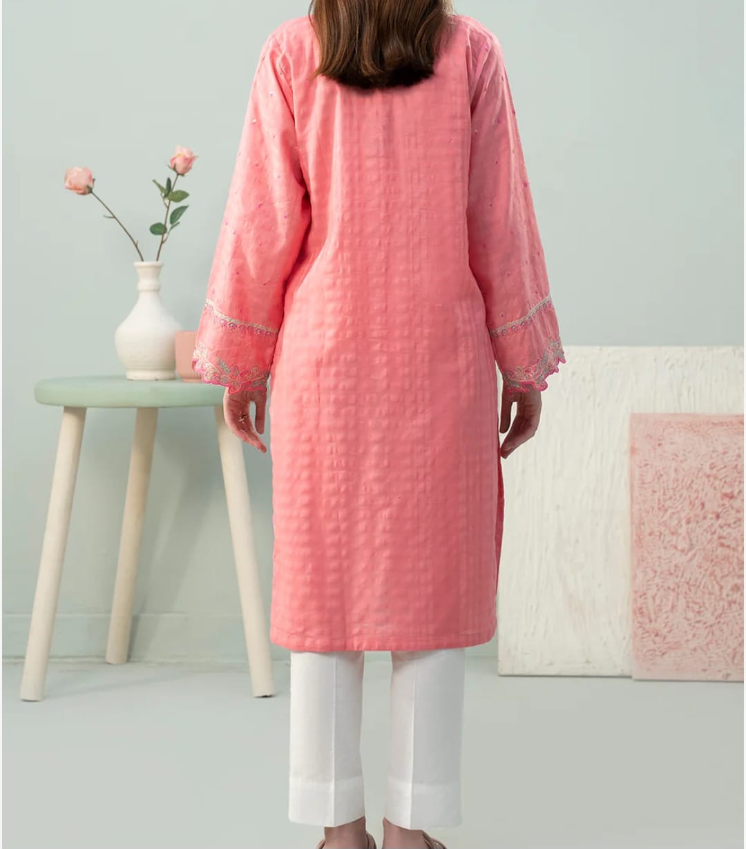 Zellbury Embrioded Lawn kurta