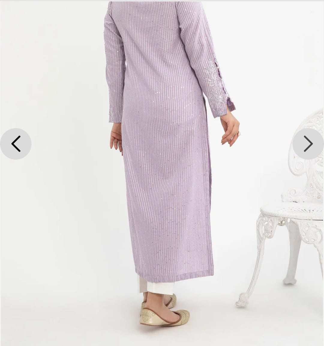 Limelight Yarn Dyed Embrioded Shirt