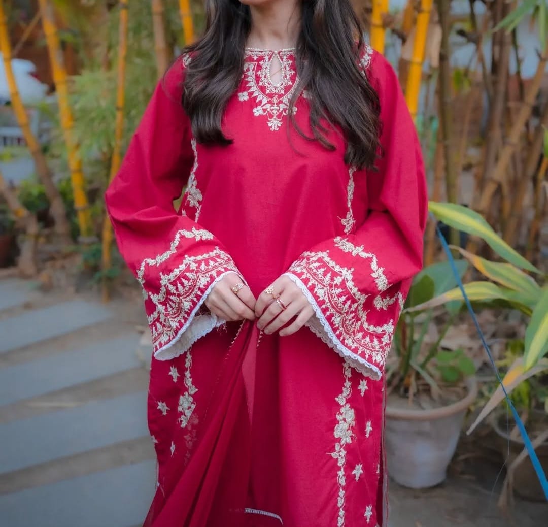 Omal by Komal Multani Shirt and Dupatta Set