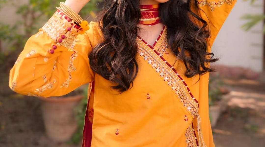 Omal by Komal 3 piece Embrioded Gharara Set
