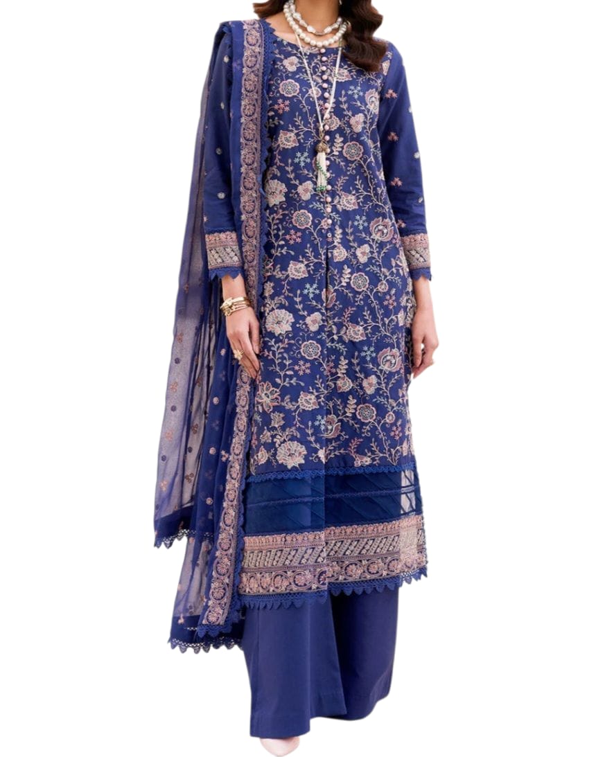 Motifz 3 Piece Embrioded Lawn Dress