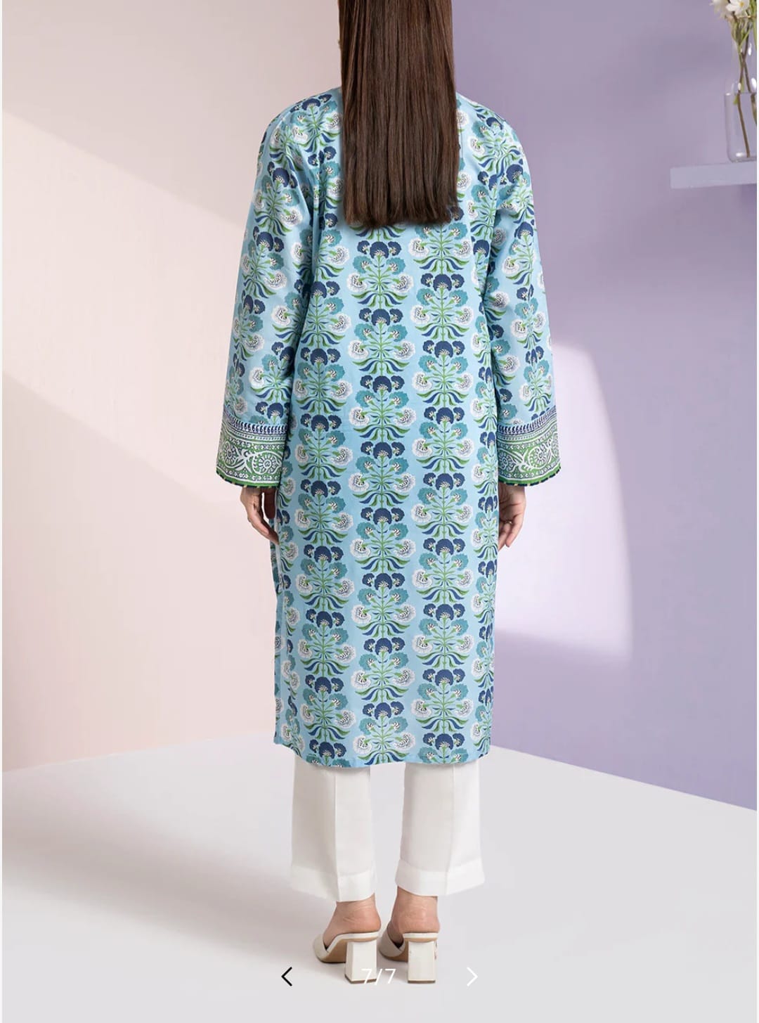 Zellbury Embrioded lawn Kurta