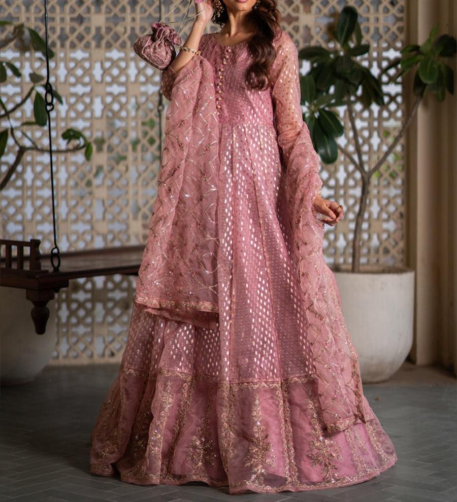 Formal wedding 2pc- Pishwas, Dupatta dress by Tabbasum