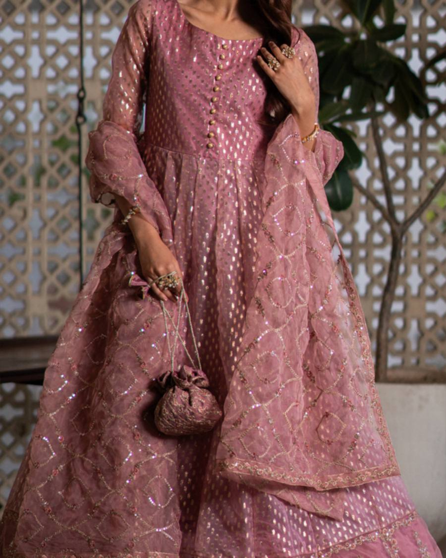 Formal wedding 2pc- Pishwas, Dupatta dress by Tabbasum