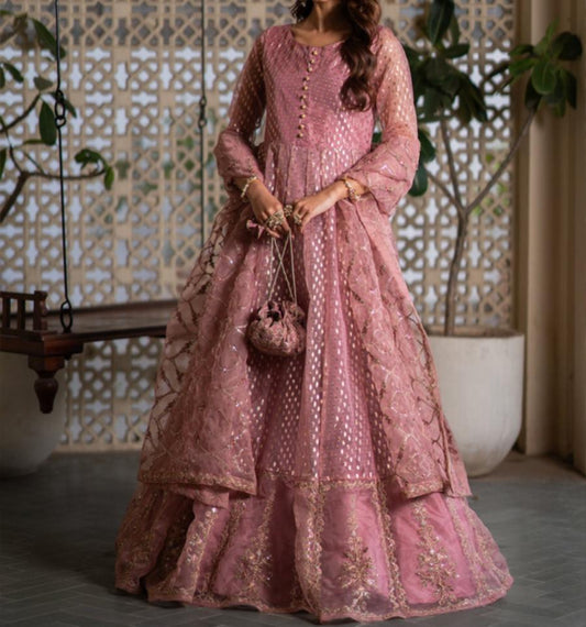 Formal wedding 2pc- Pishwas, Dupatta dress by Tabbasum