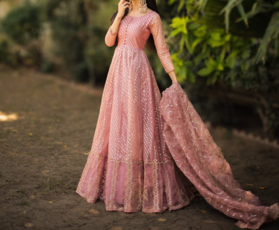 Formal wedding 2pc- Pishwas, Dupatta dress by Tabbasum