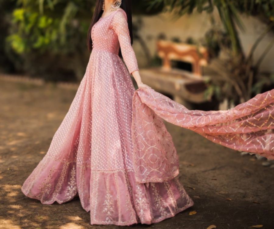 Formal wedding 2pc- Pishwas, Dupatta dress by Tabbasum