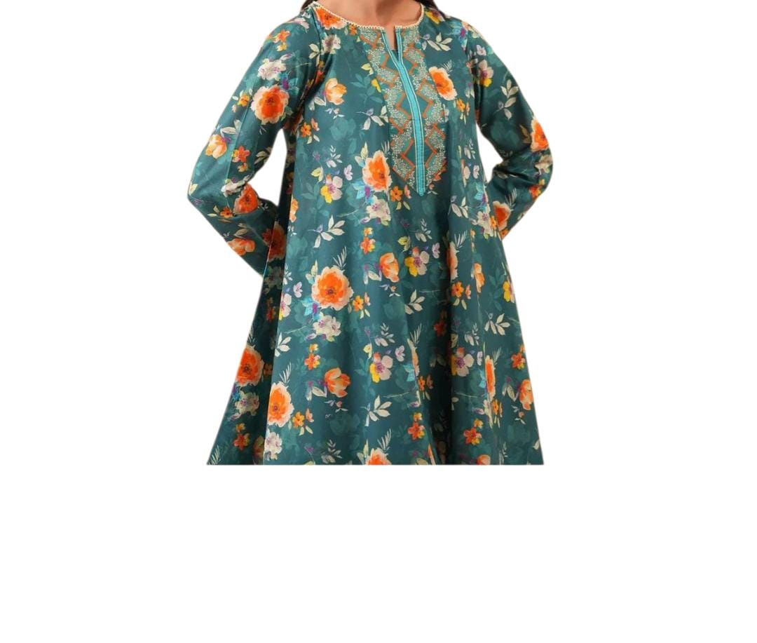 Shaposh 2 piece cotton shalwar and frock set.