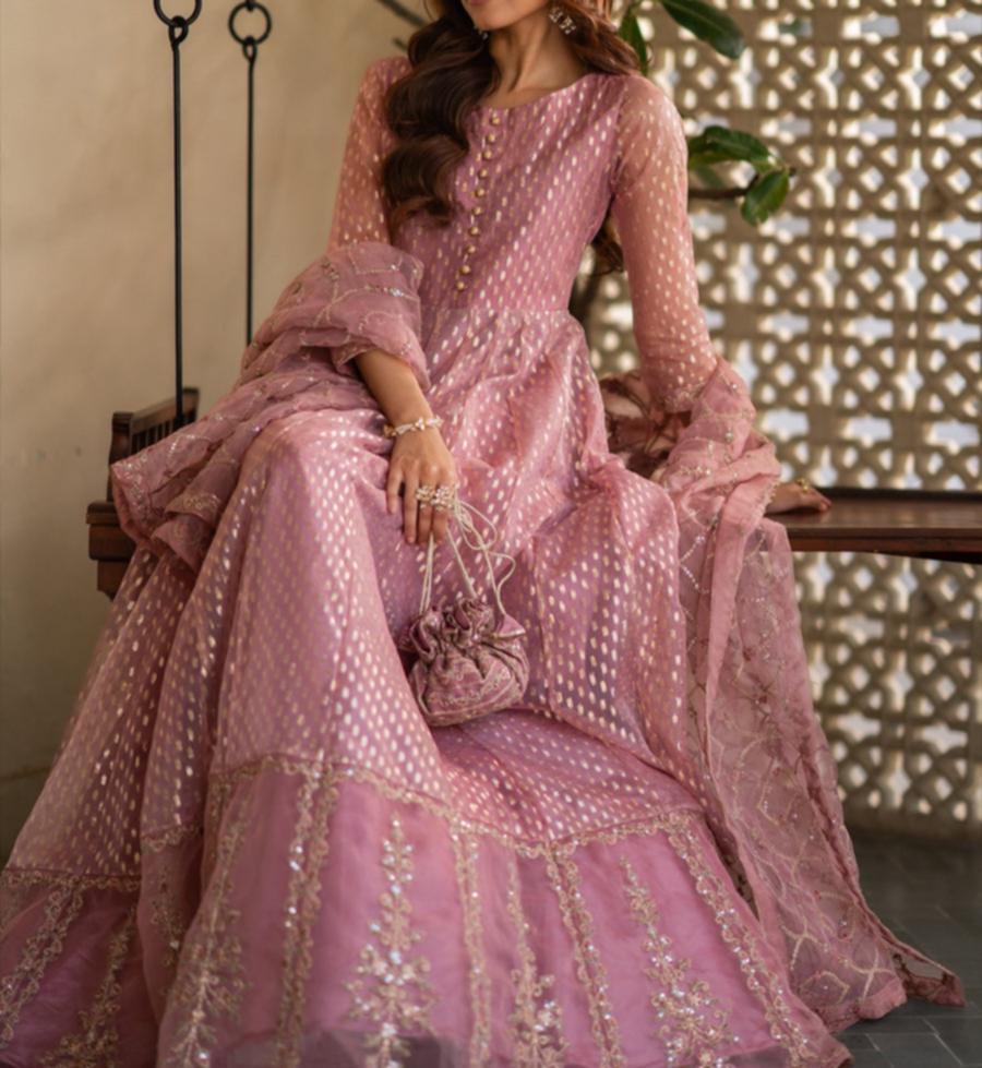 Formal wedding 2pc- Pishwas, Dupatta dress by Tabbasum