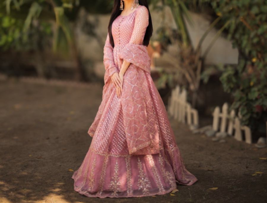 Formal wedding 2pc- Pishwas, Dupatta dress by Tabbasum