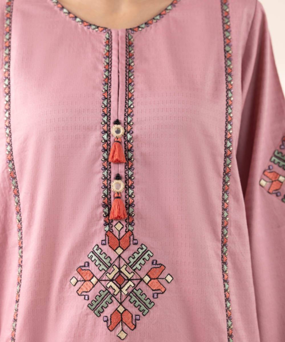 Sapphire Embrioded Dobby Shirt