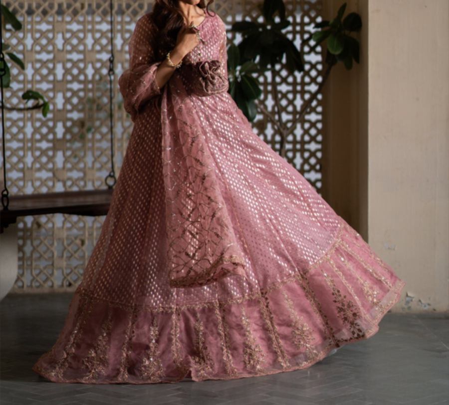 Formal wedding 2pc- Pishwas, Dupatta dress by Tabbasum