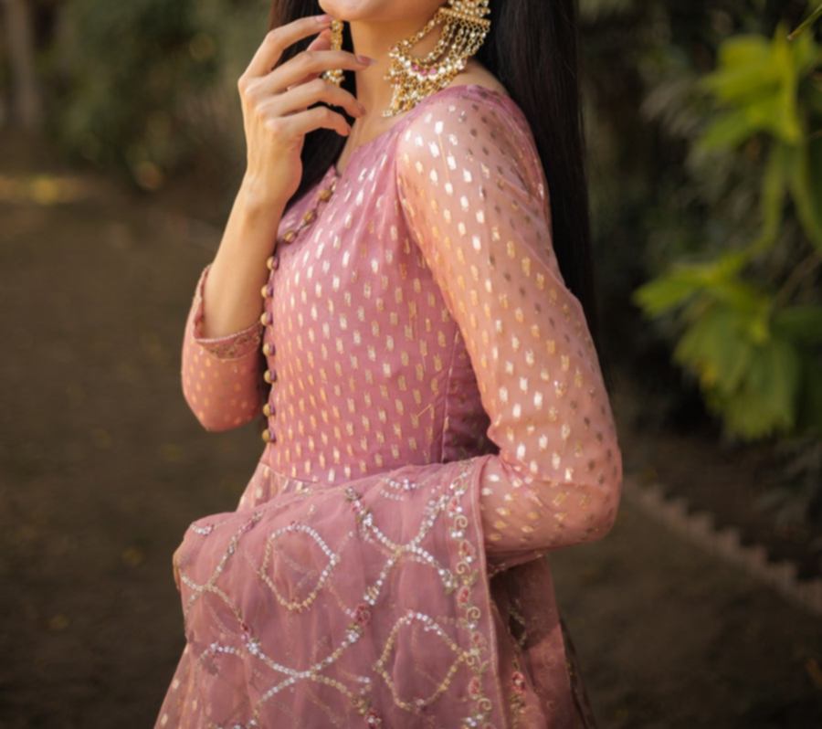 Formal wedding 2pc- Pishwas, Dupatta dress by Tabbasum